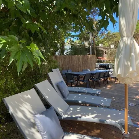 Agreable Villa Avec Piscine, 12 Personnes Arcachon Exterior photo