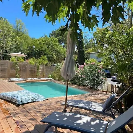Agreable Villa Avec Piscine, 12 Personnes Arcachon Exterior photo